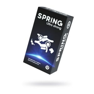 Презервативы Spring Ultra Strong, классические, латекс, 17,5 см, 12 шт