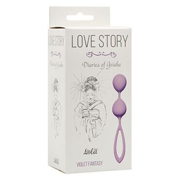 Вагинальные шарики Lola Toys Love Story Diaries Of Geisha, фиолетовые