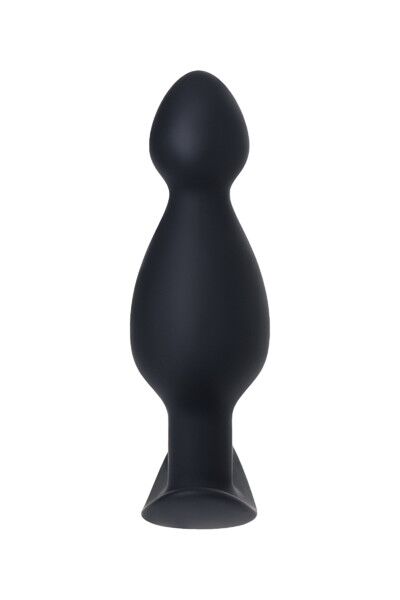 Анальная пробка A-Toys by TOYFA размера M, черная, 11,5 см
