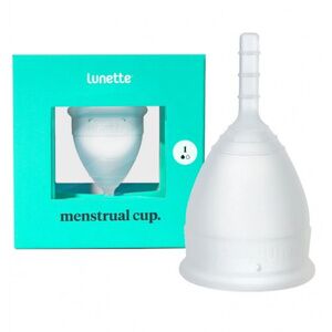 Прозрачная менструальная чаша Lunette Cup 1 25 мл