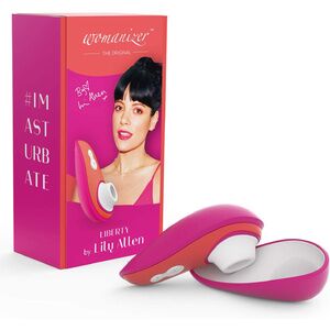 Бесконтактный вакуумно-волновой стимулятор клитора Womanizer Liberty by Lily Allen розовый