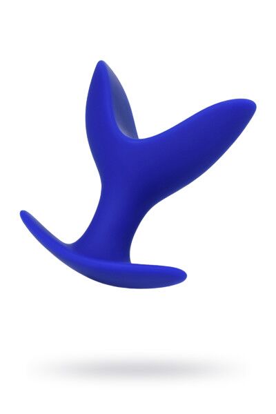 Расширяющая анальная втулка ToDo by Toyfa Bloom, силикон, синяя, 9 см