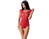 Соблазнительное боди Passion красного цвета, BS064, размер S/L