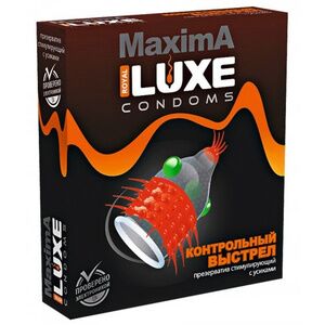Презервативы Luxe Maxima Контрольный Выстрел