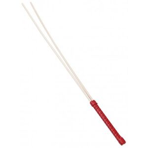 Двойной стек из ротанга Kissexpo с красной ручкой 60 см