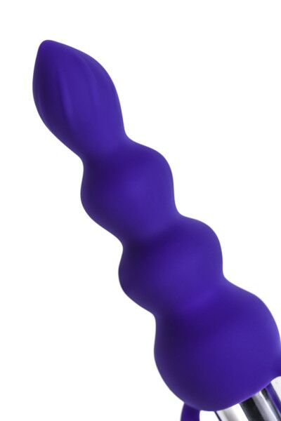 Анальная втулка ToDo by Toyfa Twisty, фиолетовая, 14 см