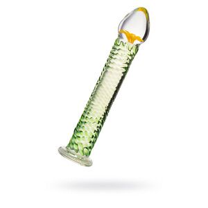 Нереалистичный фаллоимитатор Sexus Glass, прозрачный, 16,5 см