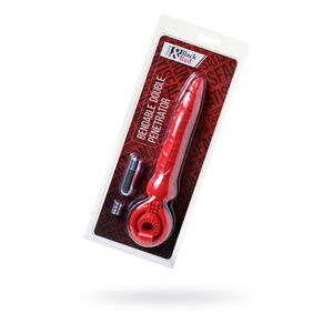 Насадка на пенис Black & Red by TOYFA с вибрацией, 24 см