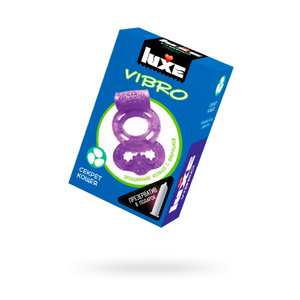 Виброкольцо LUXE VIBRO Секрет Кощея + презерватив, 1 шт
