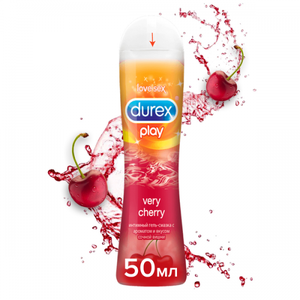 Гель-смазка Durex Play Very Сherry со вкусом вишни 50 мл