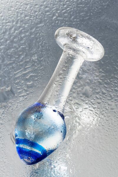 Анальная втулка Sexus Glass, стекло, прозрачная, 11,5 см