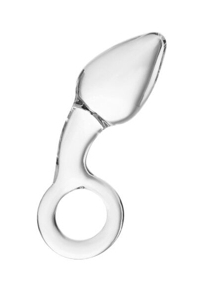 Анальная втулка Sexus Glass, прозрачная, 14,5 см