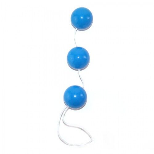 Вагинальные шарики Baile на сцепке Sexual Balls голубые
