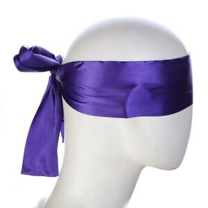 Фиолетовая сатиновая лента Kissexpo для связывания