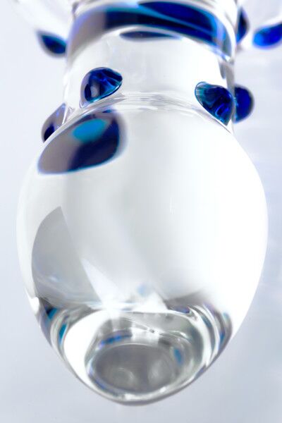 Анальная втулка Sexus Glass, стекло, прозрачная, 14 см