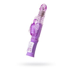 Вибратор с клиторальным стимулятором TOYFA A-Toys High-Tech fantasy, Фиолетовый, 25,5 см