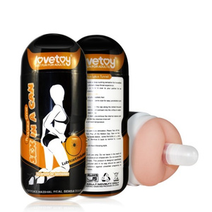 Мастурбатор Lovetoy в колбе Sex In A Can Anus Lotus Tunnel