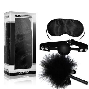 Набор Lovetoy Deluxe Bondage Kit с кляпом, тиклером и маской