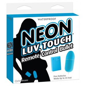 Виброяйцо PipeDream Neon Luv Touch Remote Control Bullet Blue