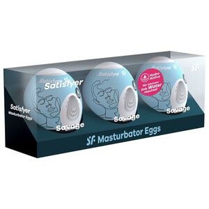 Набор мастурбаторов Satisfyer Masturbator Eggs 3er Set Savage