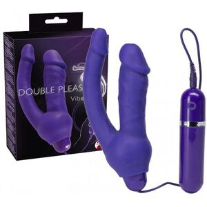 Двойной вибратор фиолетового цвета Orion Double Pleasure