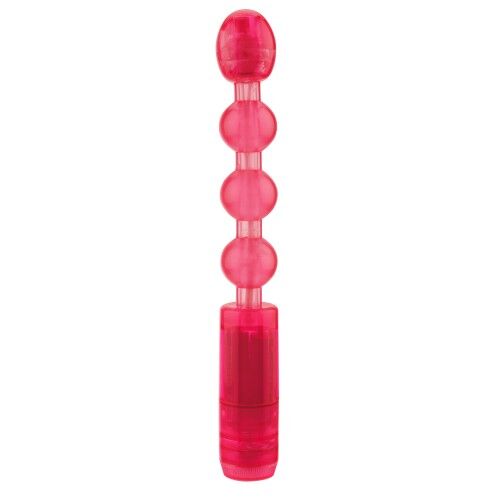 Анальная цепочка PipeDream с вибрацией Waterproof Flexible Anal Beads Pink