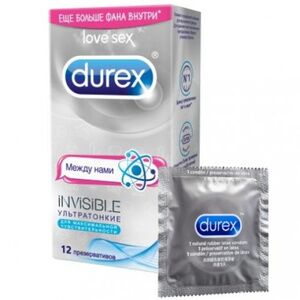 Презервативы Durex №12 Invisible (тонкие для максимальной чувствительности)