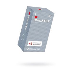 Презервативы Unilatex, dotted, точечные, 19 см, 15 шт