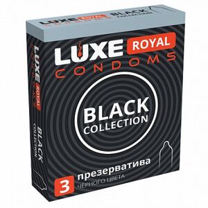 Презервативы LUXE ROYAL Black Collection 3 шт