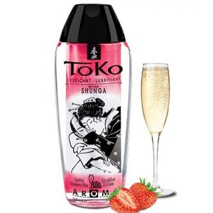 Лубрикант на водной основе Shunga Toko Aroma Champagne/Strawberry клубника с шампанским 165 мл