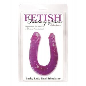 Двойной фаллоимитатор PipeDream Lucky Lady Dual Stimulator Purple