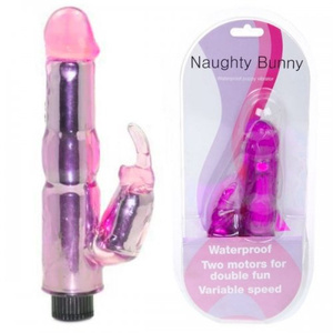 Розовый вибратор Baile с клиторальной стимуляцией