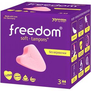 Гигиенические тампоны JoyDivision Freedom Mini для спорта и секса 3 шт