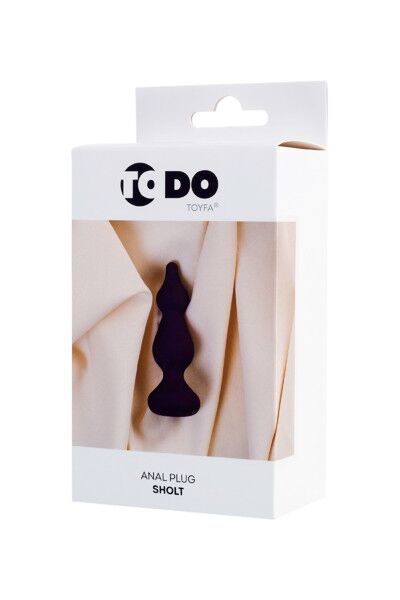 Анальная втулка ToDo by Toyfa Sholt, силикон, фиолетовый, 10 см