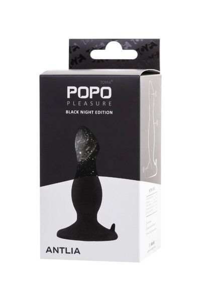 Анальная втулка TOYFA POPO Pleasure Antlia, силиконовая, 10,5 см