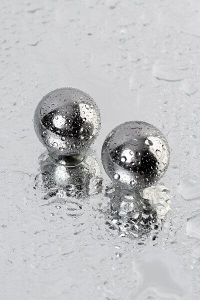 Вагинальные шарики TOYFA, металл, серебряные