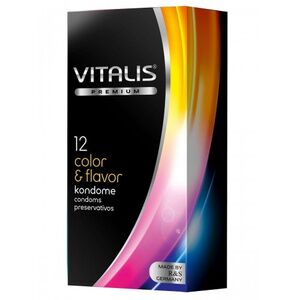 Презервативы VITALIS PREMIUM №12 color & flavor