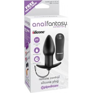 Анальная пробка PipeDream с вибрацией AFC Remote Control Silicone Plug