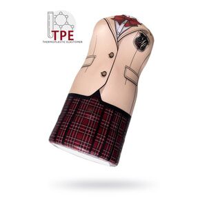 Мастурбатор MAGIC EYES Uniforms NUDE blazer R, белый, 17 см