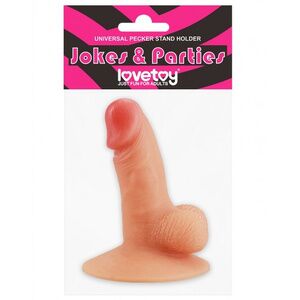 Сувенирная подставка для телефона пенис на присоске Lovetoy Universal Pecker Stand Holder