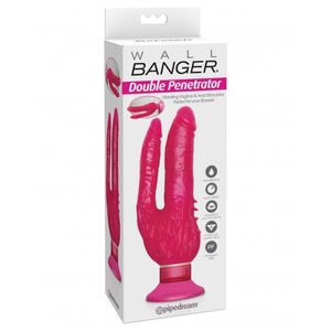 Двойной вибратор PipeDream Waterproof Wall Bangers Double Penetrator