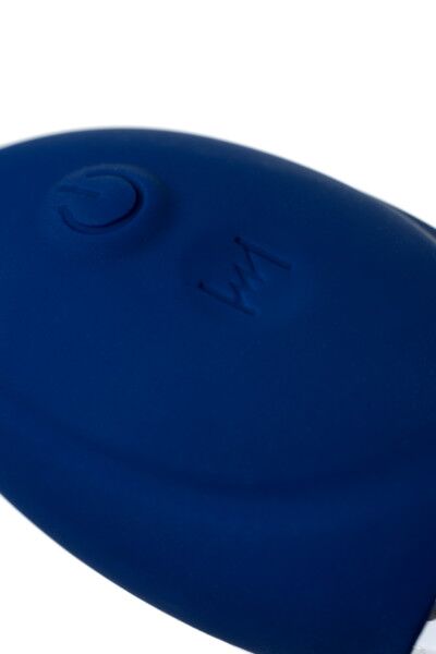Анальная вибровтулка Toyfa O'Play Unico с пультом ДУ, силикон, синий, 13,5 см.