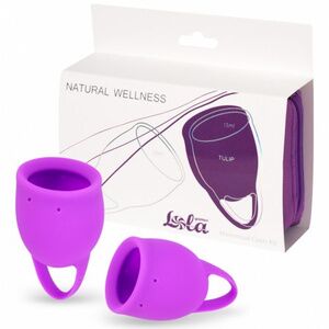 Набор менструальных чаш Lola Toys Natural Wellness Tulip Pink