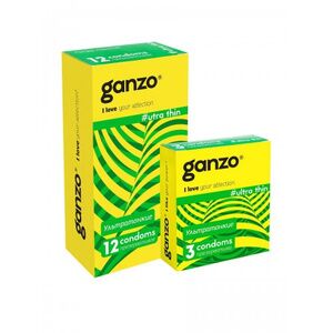 Презервативы Ganzo Ultra thin №12 (Ультра тонкие)
