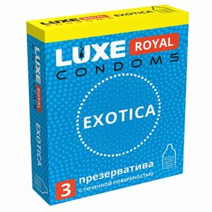 Презервативы LUXE ROYAL Exotica 3 шт