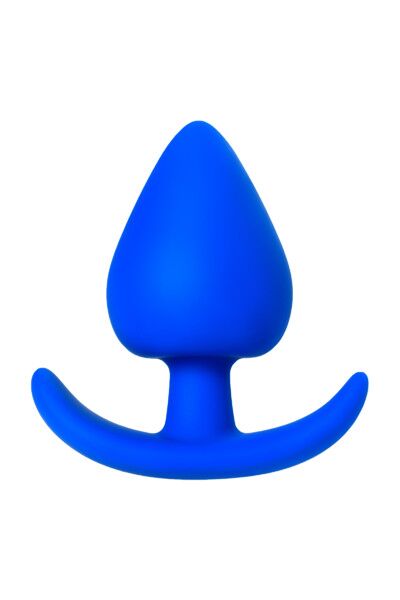 Анальная пробка A-Toys by TOYFA, синяя, 8,3 см