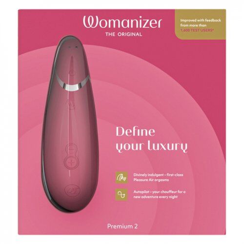 Бесконтактный стимулятор клитора Womanizer Premium 2 Raspberry