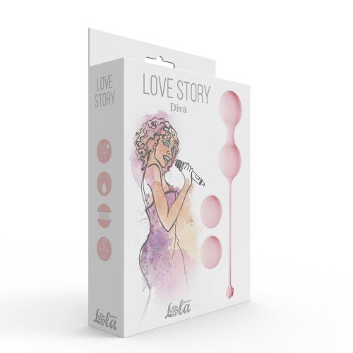 Набор вагинальных шариков Lola Toys Love Story Diva Tea Rose