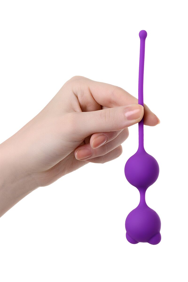 Вагинальные шарики A-Toys by TOYFA, силикон, фиолетовые, 2,7 см