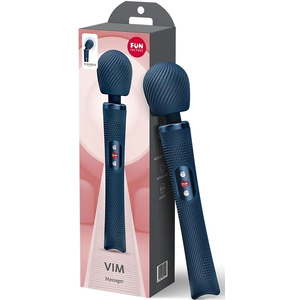 Мощнейший вибромассажер Fun Factory VIM VIBRATING WAND, синий